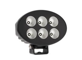 Darbo žibintas LED 36W 3500lm ovalus 12/24V 155x105x58mm platus spindulys 6 LED Black series LA10622
