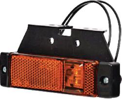 Gabaritinis žibintas LED stačiakampis 12-24V 130x32x20.5mm Kramp LA30131