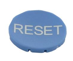 Mygtuko plokštelė mėlyna „RESET“ M22XDBGB14