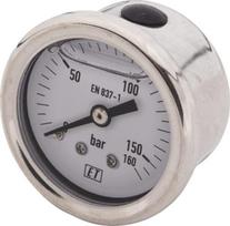 Manometras Ø40 0–160 bar 1/8" MA40160B02SSGF
