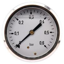 Manometras Ø63 0-0.6 bar 1/4" galinis prijungimas MA6306B04SSGF