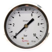 Manometras Ø63 0-10 bar 1/4" galinis prijungimas MA6310B04SSGF