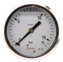 Manometras Ø63 0-16 bar 1/4" galinis prijungimas MA6316B04SSGF