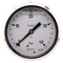 Manometras Ø63 0-40 bar 1/4" galinis prijungimas MA6340B04SSGF