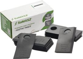 Šienapjovės peilių komplektas, 6 kairiniai ir 6 dešininiai, 105 × 49 × 4 mm, MINO000005PAC