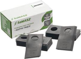 Šienapjovės peilių komplektas, 6 kairiniai ir 6 dešininiai, 100 × 49 × 4 mm, MINO100000PAC