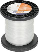 Trimerio valas 1.3 mm 100 m apvalus baltas gopart NL13100RGP