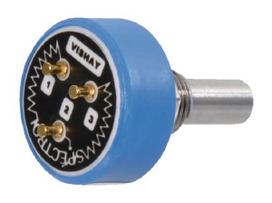 Potenciometras 2K, 290°, 1W, 1/4" ašis, 3/8"x32 įvorė POTM2K1W