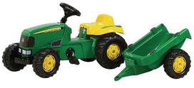 Pedalinis traktorius su priekaba John Deere, nuo 2,5 m., rollyKid (Rolly Toys) R01219