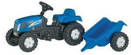 Pedalinis traktorius su priekaba New Holland, nuo 2,5 m., rollyKid (Rolly Toys) R01307