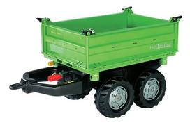 Priekaba Deutz Fahr, žalia/sidabrinė, nuo 3 m., rollyMega (Rolly Toys) R12150