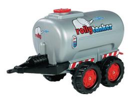Cisternos priekaba, sidabrinė/raudona, nuo 3 m., rollyTanker (Rolly Toys) R12212