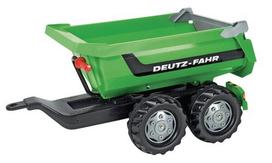 Priekaba Deutz Fahr, žalia, nuo 3 m., rollyHalfpipe (Rolly Toys) R12224