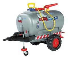 Srutvežio cisterna Jumbo, sidabrinė/raudona, nuo 3 m., rollyTanker (Rolly Toys) R12277