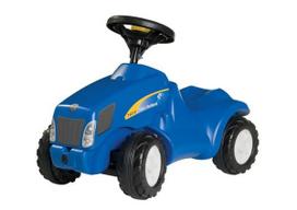 Stumiamas traktoriukas New Holland T6010, nuo 1,5 m., rollyMinitrac (Rolly Toys) R13208