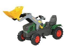 Pedalinis traktorius su priekiniu krautuvu Fendt 211, su pneumatiniais ratais, nuo 3 m., rollyFarmtrac (Rolly Toys) R61108