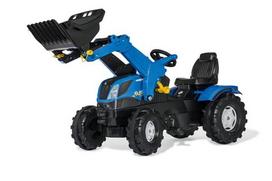 Pedalinis traktorius su priekiniu krautuvu New Holland T7, nuo 3 m., rollyFarmtrac (Rolly Toys) R61125