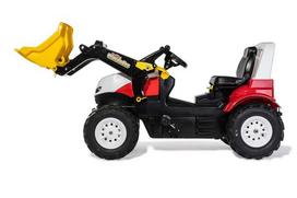 Pedalinis traktorius Steyr 6300 TERRUS CVT su priekiniu krautuvu ir pneumatiniais ratais R730025X