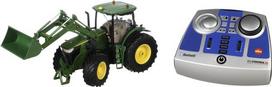 John Deere 7310R su frontiniu krautuvu, „Bluetooth“ pulteliu ir programėlės valdymu S06795