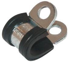 Vamzdžio apkaba 8mm nerūdijantis plienas su guminiu įdėklu SMSL08SST304