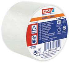 Izoliacinė juosta, balta, 25m x 50mm, TesaFLEX® T539880006400