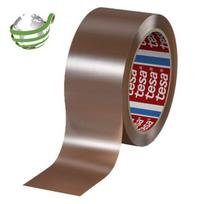 Mažo triukšmo 90% PCR PET pakavimo juosta 100m x 50mm smėlio spalvos T604160000200