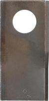 Kairysis šienapjovės peilis (LH), 100 × 48 × 3 mm, skylė Ø23 mm, tinka Mörtl, 25 vnt., T683LKR