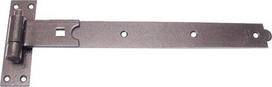 Tiesus kabliukas su juosta 350mm 14" juodas TO8296B