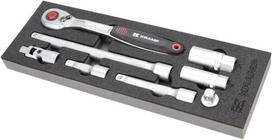Terkšlė ir priedai 1/2", 8 vnt. TT800502