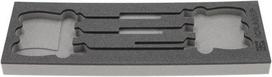 Poroloninis įdėklas atsuktuvų rinkiniui/Torx, 6 vnt. TT854002