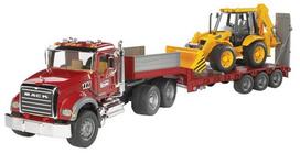 Mack Granite su žemagrindžiu tralu U02813