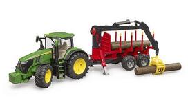 John Deere 7R 350 su miško priekaba U03154
