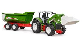 Roadmax traktorius su priekiniu krautuvu ir priekaba U03452