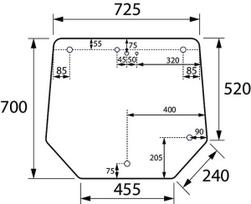 Galinio lango stiklas VA374757