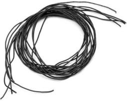 Oem Alavuota varinė silikoninė viela 26AWG - 28 gyslos - 0.14 mm2 - juoda - lanksti