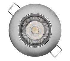 Įleidžiamas LED šviestuvas EXCLUSIVE LED/5W/230V 4000 K sidabrinis