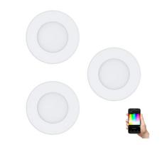 Eglo 32881 rinkinys 3x LED RGB reguliuojami įleidžiami šviestuvai FUEVA-C LED/3W/230V