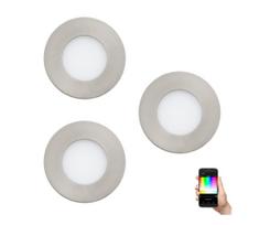Eglo 32882 - komplektas 3 vnt. LED RGB reguliuojamų įleidžiamų šviestuvų FUEVA-C LED/3W/230V