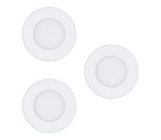 Eglo 97111 - Komplektas 3 vnt. LED įleidžiamas šviestuvas FUEVA-RW LED/2,8W/230V 2700-4000K