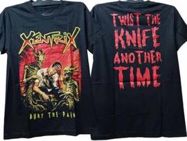 2 pusės XENTRIX Grupė - Palaidok skausmą Marškinėliai Klasikiniai Juodi Unisex S-5XL TU136 Unisex Marškinėliai XL