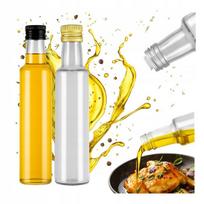 10x Stiklinės butelės Dorica 250ml su dozatorium aliejui, actui