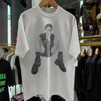 1992 Pj Harvey 'Dry' Retas Išskalbtas Baltas Marškinėliai Vyriški Dydis L Unisex Marškinėliai XL