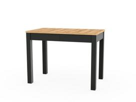 ORION 03 Išplečiamas Valgomojo Stalas 100–160×60 cm, Amatininko Ąžuolas / Juoda