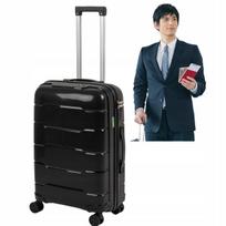 Vidutinio dydžio kelioninis lagaminas Wowbag 6910 M 62L Black