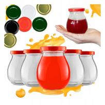 50x Stikliniai Majo stiklainiai 245 ml su dangteliais – universalūs laikymui