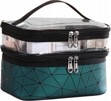 Moterų Kelionių Kosmetikos Organizatorius Vanity Case Green J2