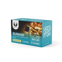 SUNARI saulės lempa LED FLS-82 varinė viela 22m 600mAh Li-Ion Forever Light