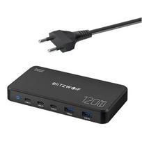 BLITZWOLF BW-I100 120W 5-IN-1 ĮKROVIKLIS IPHONE 12 13 14 15 SU USB ĮKROVIMU