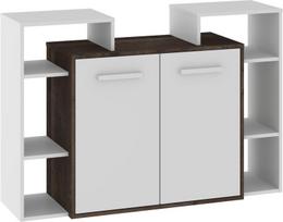Rio RIO-05 2 durų komoda, Oak Grange/White – moderni daiktų saugykla stilingiems namams