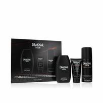 Rinkinys Guy Laroche Drakkar Noir vyrams: tualetinis vanduo EDT, 100 ml + dušo želė, 50 ml + dezodorantas, 150 ml